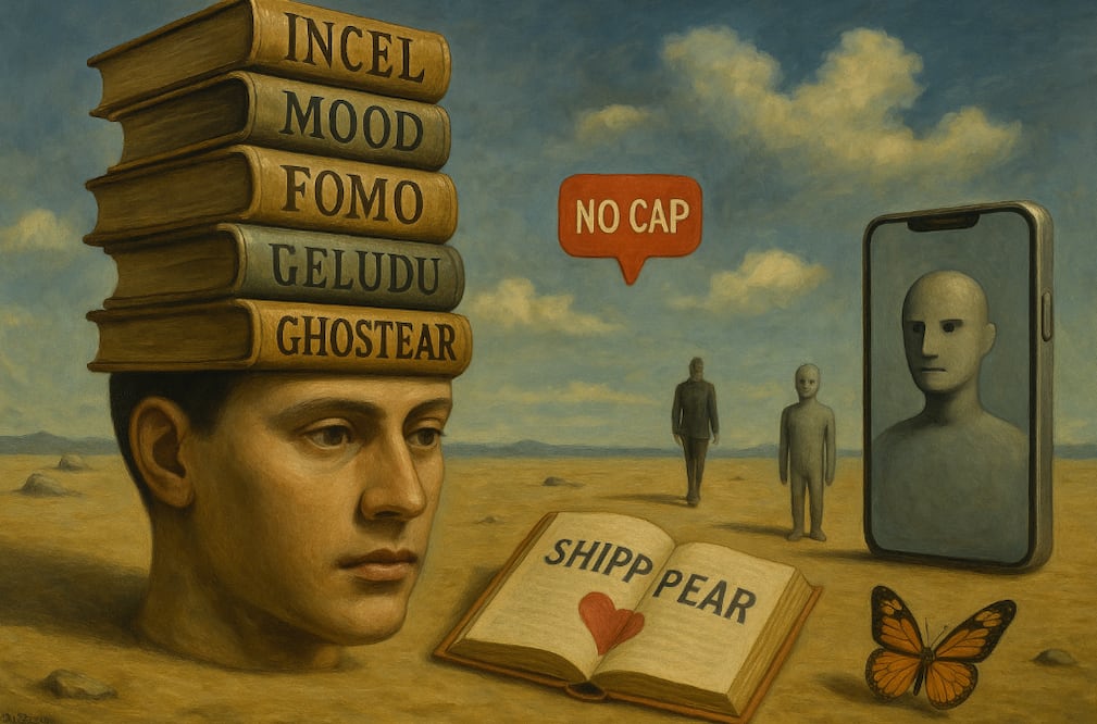 Glosario para entender a los jóvenes en redes, ¿qué tan perdido estás? (Foto: Creada con IA con fines ilustrativos)