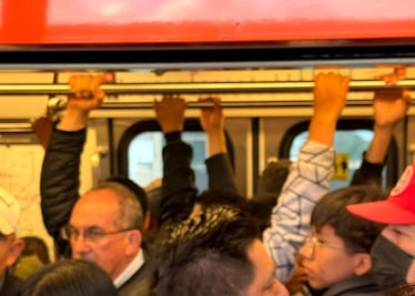 ¡Sálvese quien pueda! Línea 3 y B del Metro CDMX están a reventar este 1 de septiembre