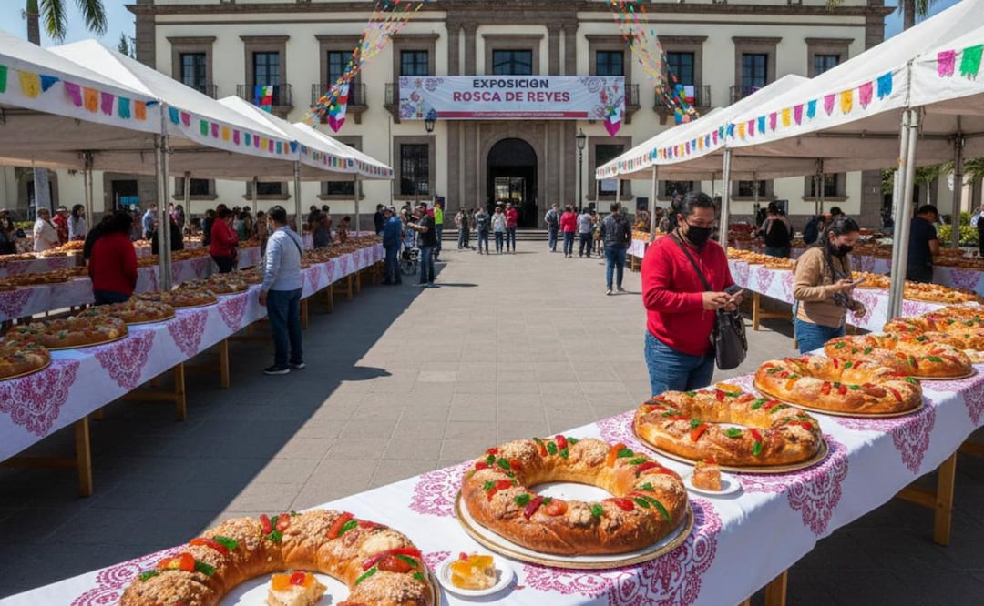 Imagen ilustrativa: IA (Expo-Venta de Rosca de Reyes en CDMX: ¿Cuándo y dónde serán?)