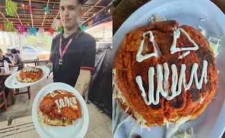 Te mandamos a la "Ch🌶️ngada Garnacha" a probar los pambazos con pan de muerto