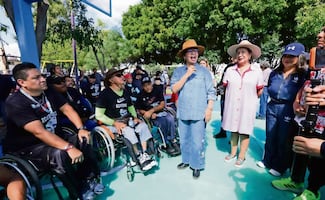 ¡Qué elegante! Rehabilitan en Ecatepec deportivo para personas discapacitadas