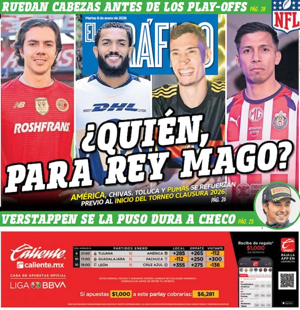 Portada El Gráfico | Martes 6 de enero 2026
