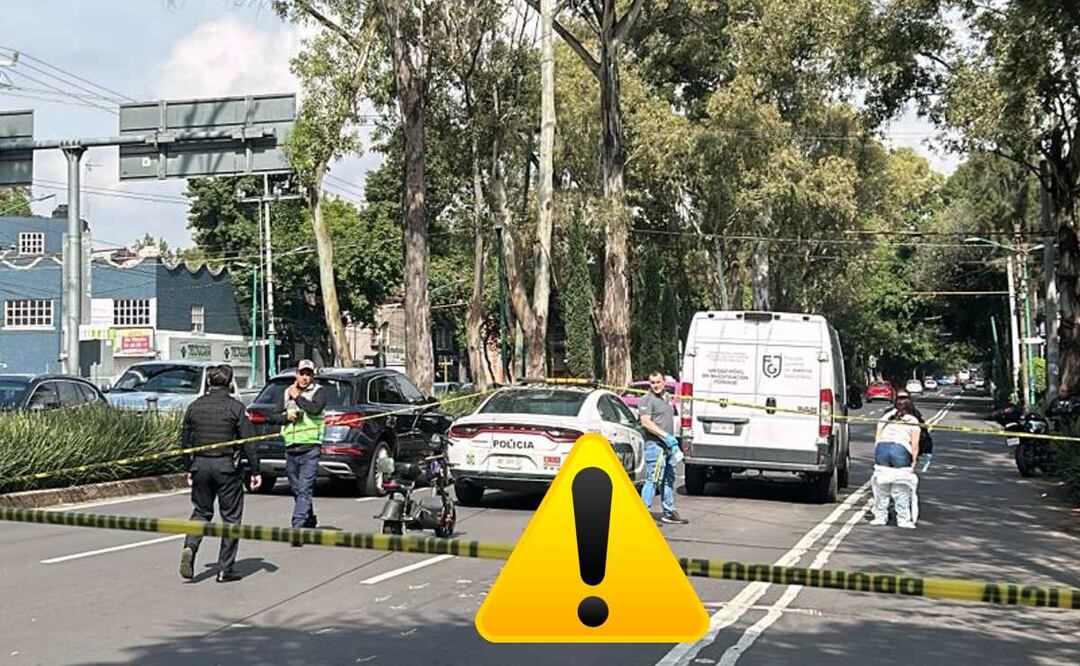 Camión a exceso de velocidad manda al otro mundo a conductor de bici eléctrica, en CDMX