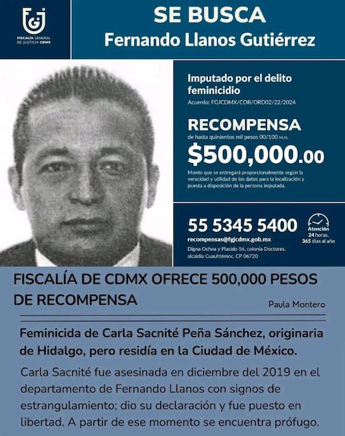 Se busca, presunto feminicida (Foto: Especial)