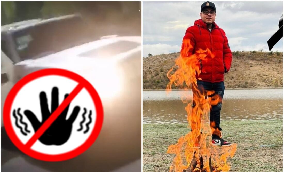 Foto: Instagram video de camioneta dañada de Sergio VG