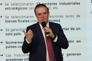 Ebrard presenta Paquete Arancelario para proteger 350 mil empleos y frenar importaciones asiáticas
