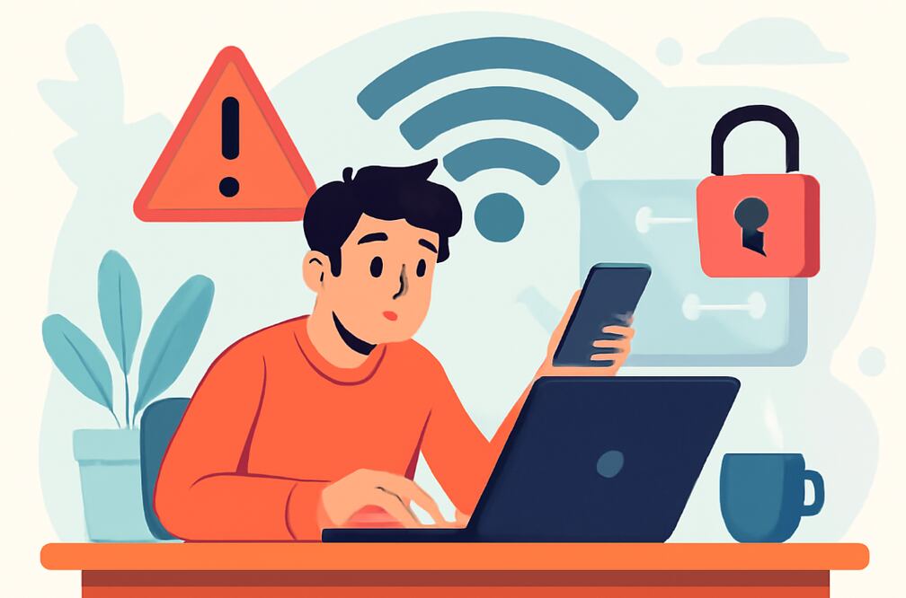 Recomendaciones para redes WiFi libres (Foto: Creada con IA)