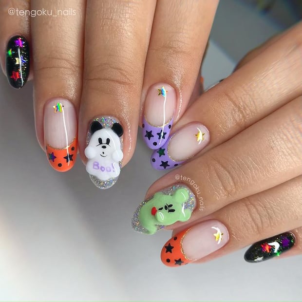 Las uñas spooky que serán tendencia este Halloween 2026
Foto: Pinterest