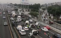 Tragedia en Ecatepec: Pipa provoca carambola en Ecatepec y mata a motociclista