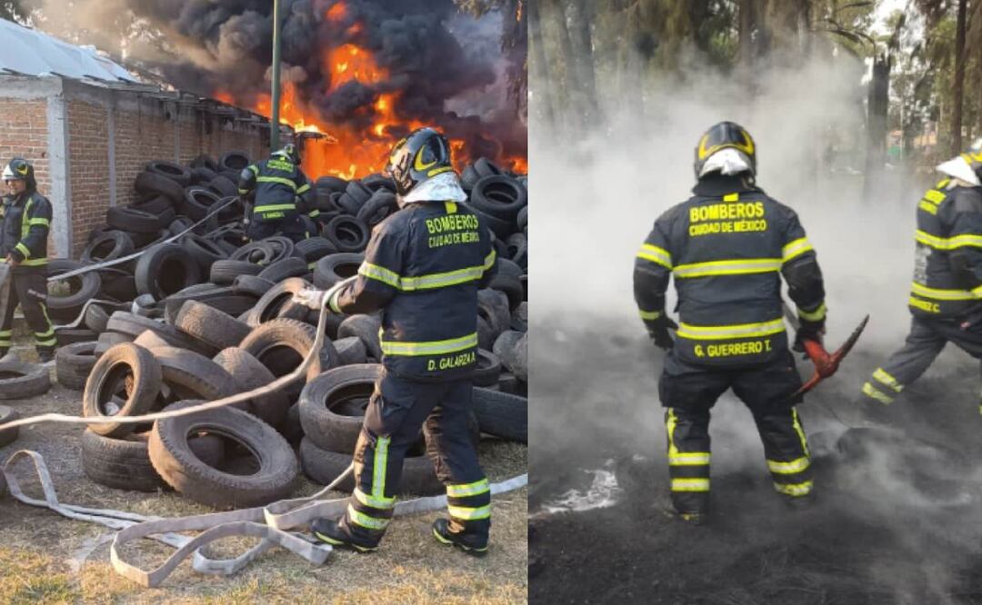 En pleno día de la Revolución Mexicana se registró incendio en Xochimilco