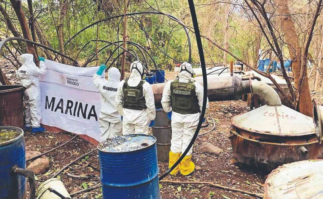 Cierran “cocinita” del Cártel de Sinaloa e incautan miles de kilogramos de metanfetaminas