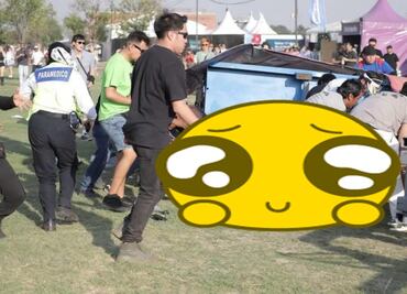 VIDEO: Momento exacto de caída de estructura en Festival Ceremonia, donde murieron 2 periodistas