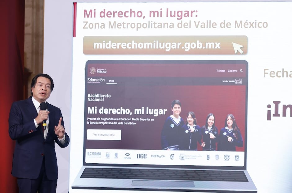 SEP invita a registrarse al bachillerato con “Mi Derecho, Mi Lugar” y Sheinbaum cuestiona informe de la ONU. Foto: (Diego Simón. El Gráfico)