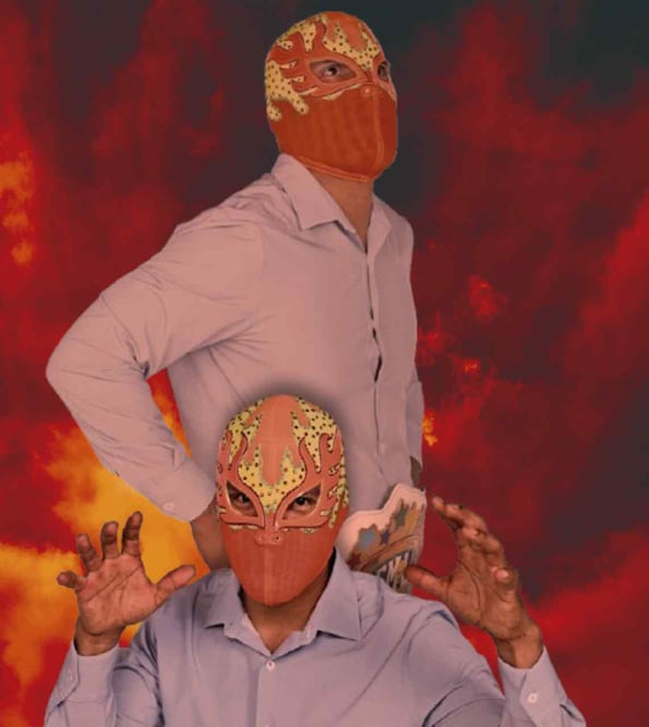 Fuego luchador del CMLL (Foto: Fernanda Rojas)