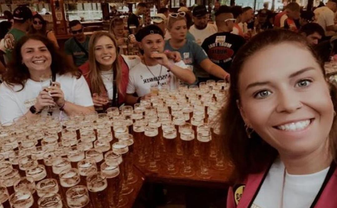 ¡Traían sed! Alemanes rompen récord bebiendo mil 234 vasos de cerveza