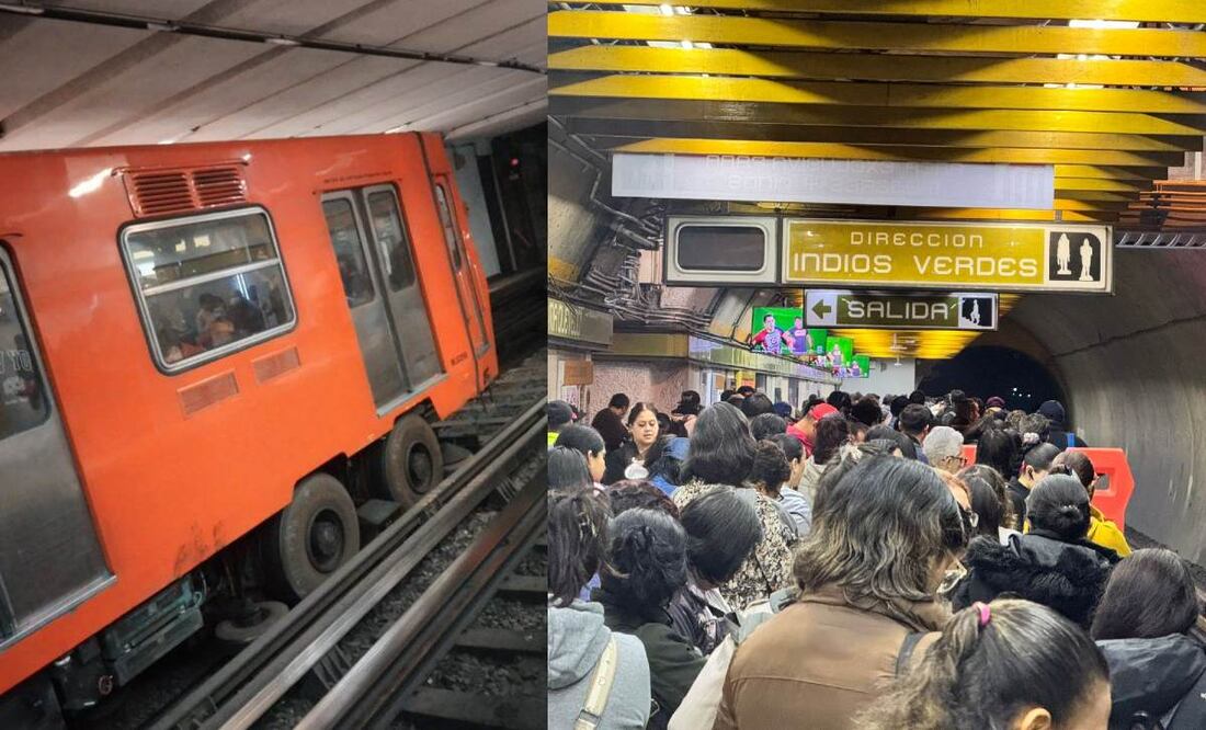 Línea 3 del Metro CDMX. Foto: (Especial / Abril Franco. El Gráfico)