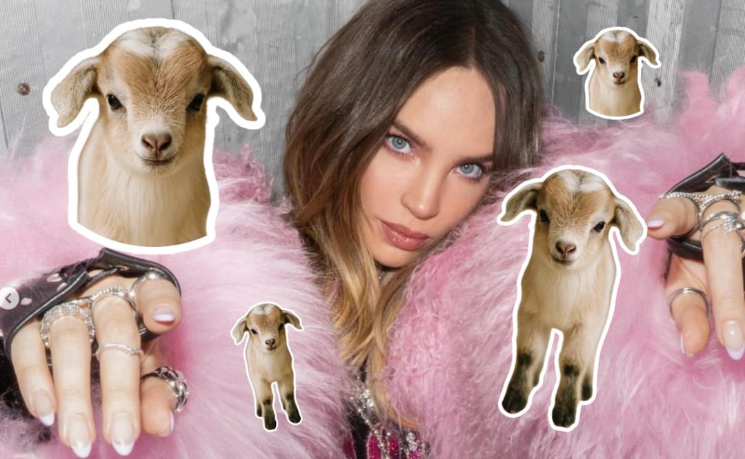 Belinda y su cabra (Foto: Instagram)