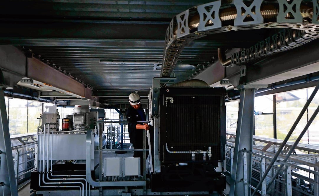 Recorrido por la estación del cablebus de Los Pinos para nota sobre como se lleva a cabo la supervisión de mantenimiento a dicho transporte. Foto: Diego Simón / EL GRÁFICO