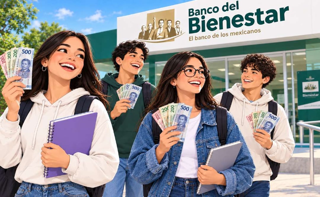 ¿Cuánto dinero dan las Becas Bienestar para prepa y universidad?. Foto: (IA)
