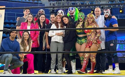 Luchadores de Triple A “enderezarán curvas” sumándose a la lucha contra la Escoliosis infantil