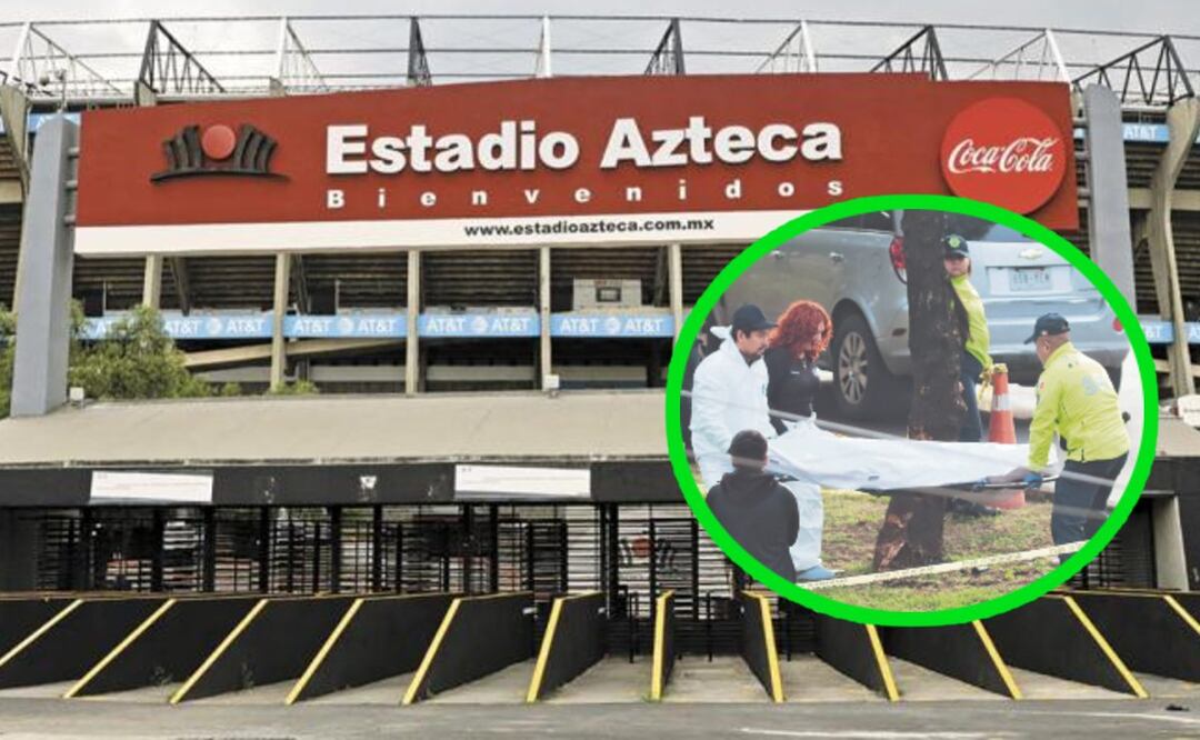 Accidente frente a Estadio Azteca (Foto: Especial)