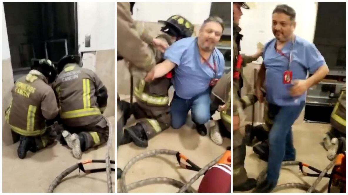 ¡Siguen chafiando los elevadores del IMSS en Quintana Roo! Ahora fue en Cancún