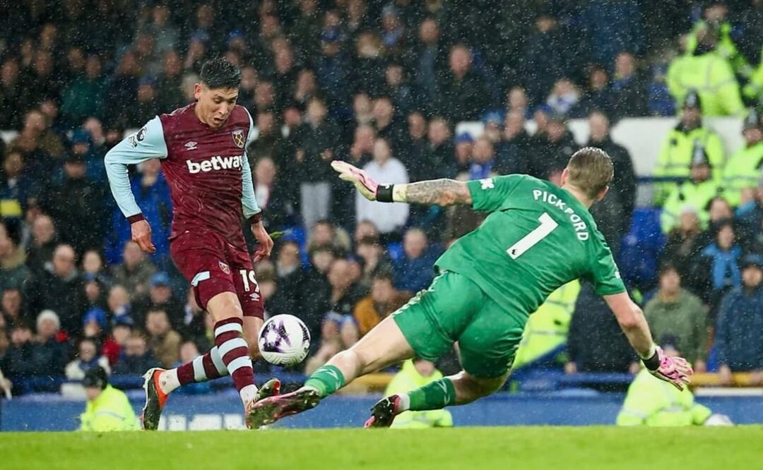Edson Álvarez marcó su primer gol en la Premier League, así lo vivió