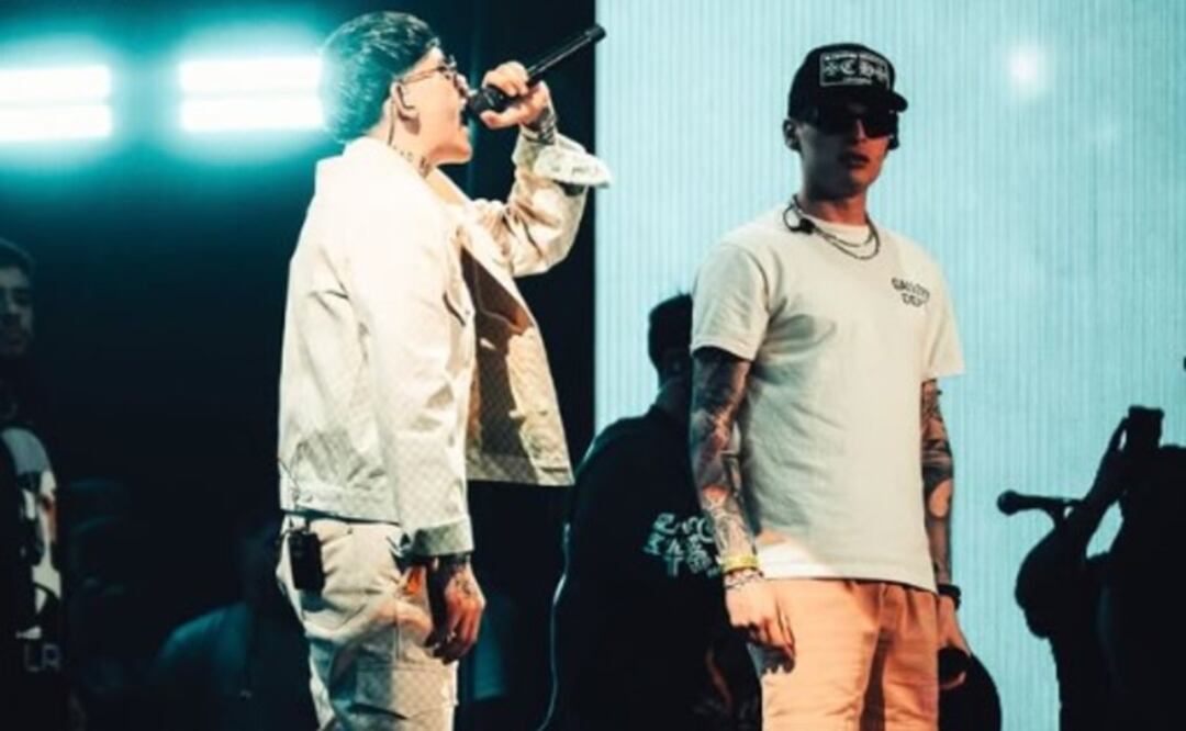 Junior H y Peso Pluma en Coachella. Foto: (X)