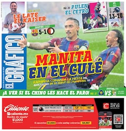 Portada El Gráfico | Jueves 10 de septiembre de 2026