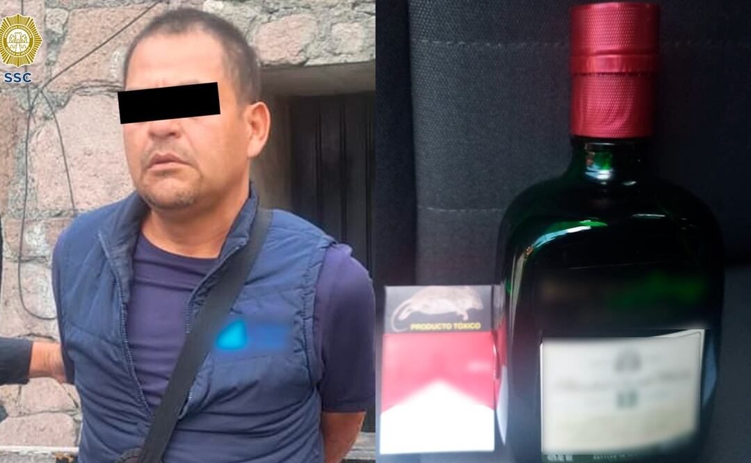Por robar un whisky y unos cigarros, lo manan al tambo por octava vez en CDMX