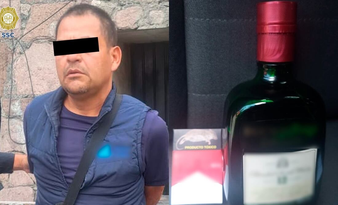 Por robar un whisky y unos cigarros, lo manan al tambo por octava vez en CDMX