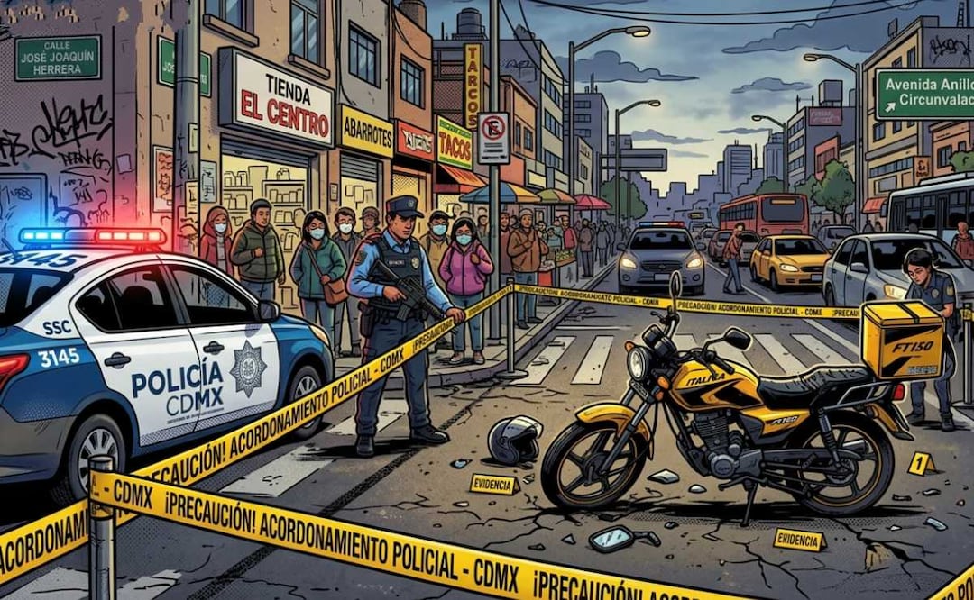 Imagen ilustrativa: IA (Violencia en Tepito: Ejecutan a presunto sicario de la Anti-Unión y a su sobrino de 3 años)