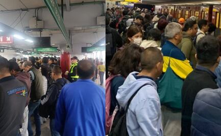 Metro CDMX: Línea 8 detenida y colapsada ¿Qué está pasando? 