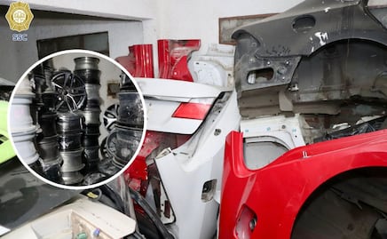 Golpe al robo de vehículos en CDMX: Aseguran hotel utilizado como bodega de piezas robadas