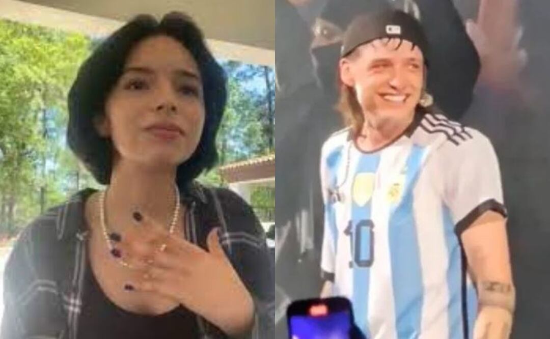 Peso Pluma hace un 'Ángela Aguilar' en Argentina y lo tunden por andar de mandilón