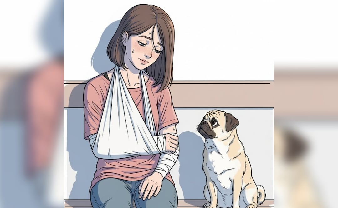 Mujer le miente a la policía (Foto: Creada con IA)