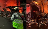 Incendio en La Merced arrasa con 50 puestos y alcanza edificios en CDMX
