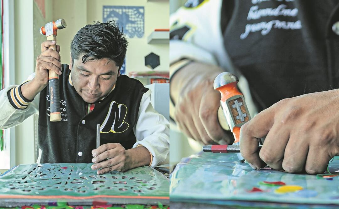 Día de Muertos, así es la tradición artesanal del papel picado en Huixcolotla