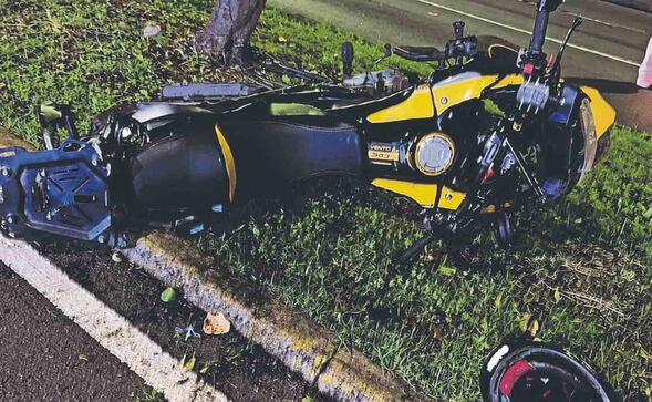 Biker se estrella en el Anillo Periférico y muere a la altura de la colonia Toriello Guerra