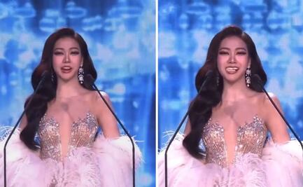 Se le cayó la sonrisa: candidata de Miss Tailandia sufre momento viral en plena pasarela  