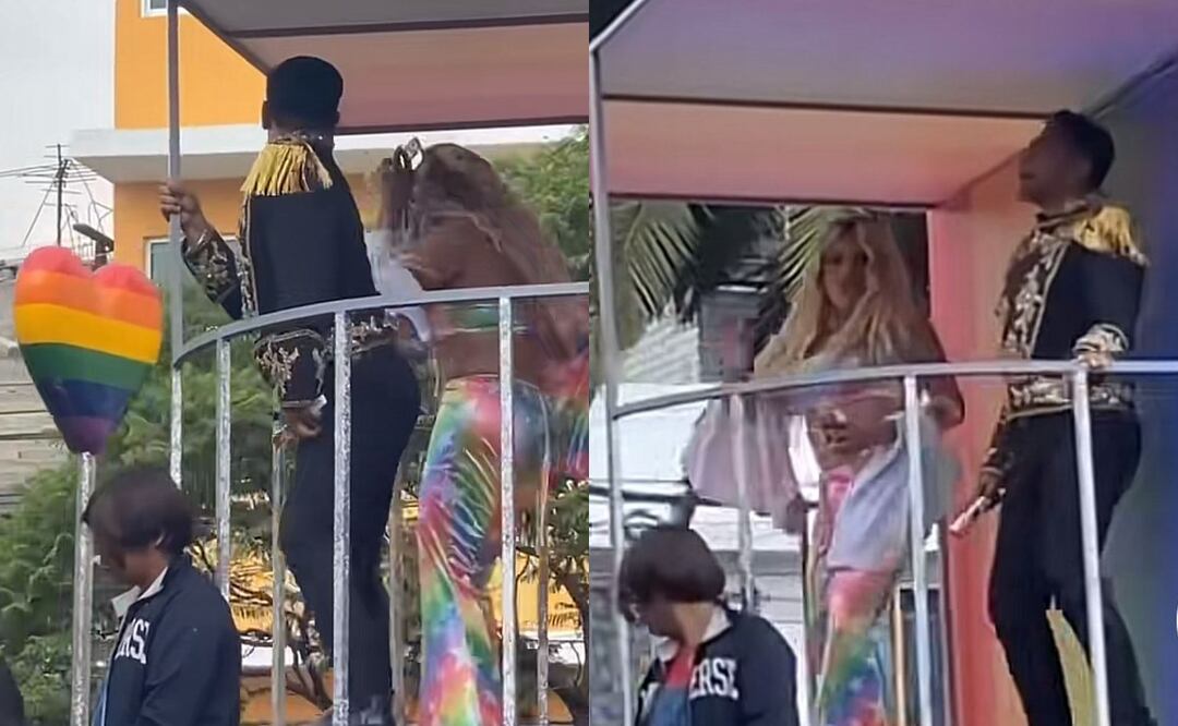 Viralizan video de Wendy Guevara perreando con edil de Neza, en la Marcha LGBT