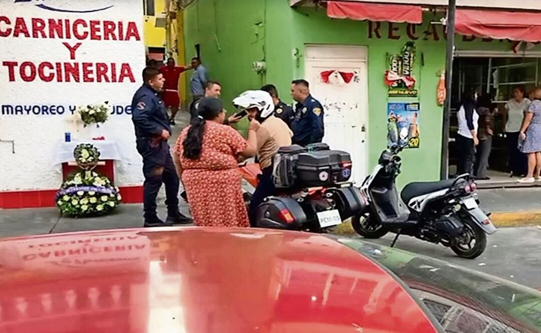 Le surten 3 plomazos a vendedor de verduras en Iztapalapa... ¡Y la libra!