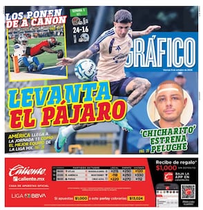 Portada El Gráfico | Viernes 9 de Octubre de 2026