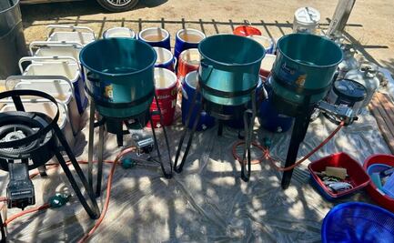 ¿Qué droga encontraron en el laboratorio clandestino en California donde detuvieron a mexicanos?