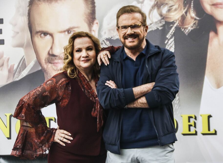 Pimpinela en conferencia de prensa (Foto: cuartoscuro)