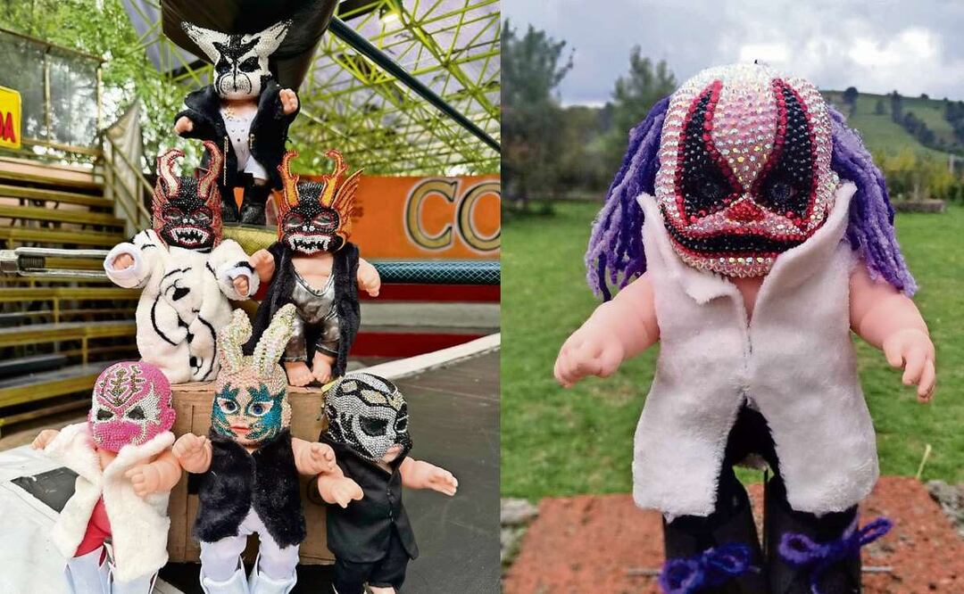 Como dios los trajo al mundo, asi son los bebés luchadores