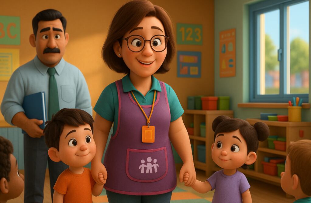 Estancias infantiles (Foto: Creada con IA)