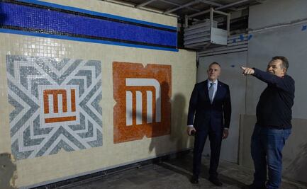 Adrián Rubalcava supervisa obras en la Línea 2 del Metro rumbo al Mundial 2026