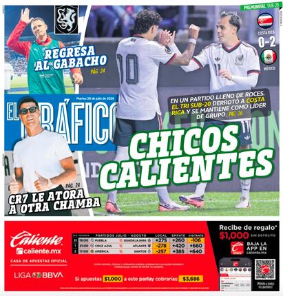 Portada El Gráfico | Martes 28 de Julio de 2026