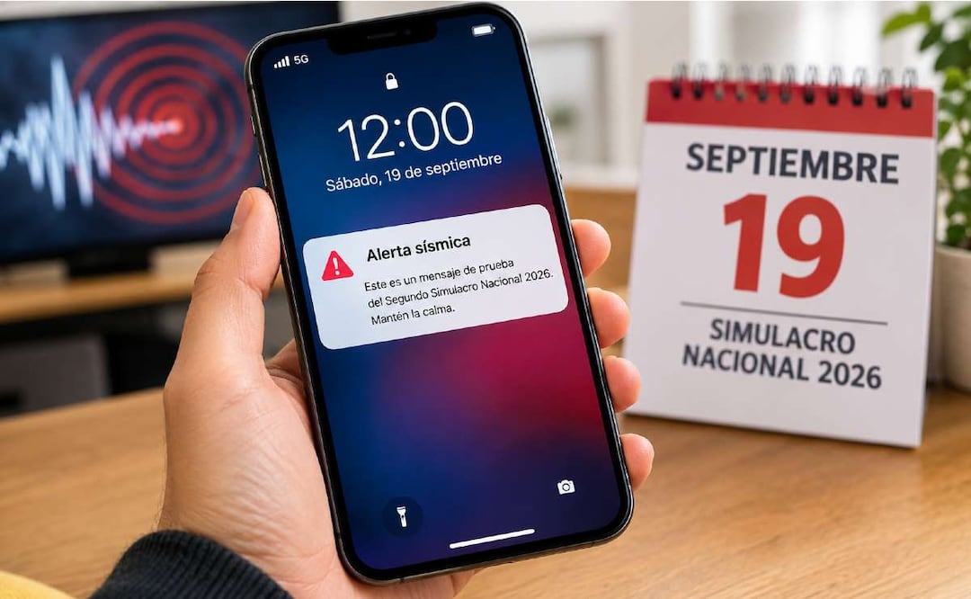Celulares en los que sonará la alerta sísmica en el Simulacro Nacional del 19 de Septiembre. Foto: (IA)